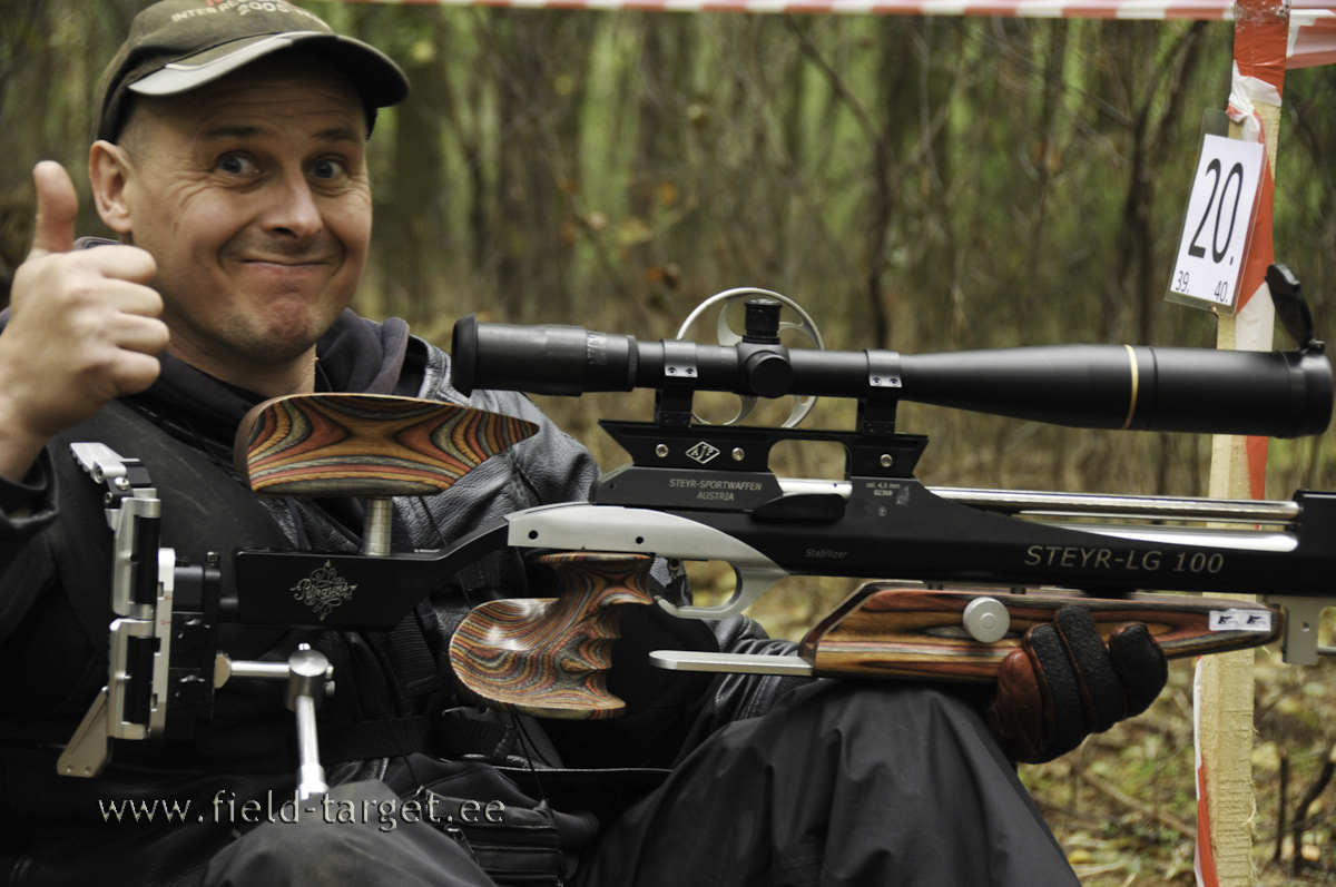 Andrew Gillot Inglismaa. Steyr LG100 FT ja Leupold Competition